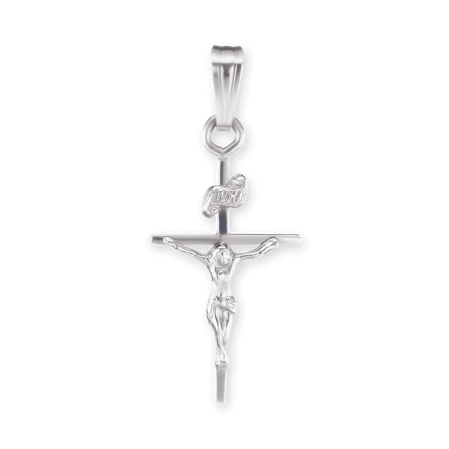 Classic Crucifix Pendant in 14K Yellow Gold