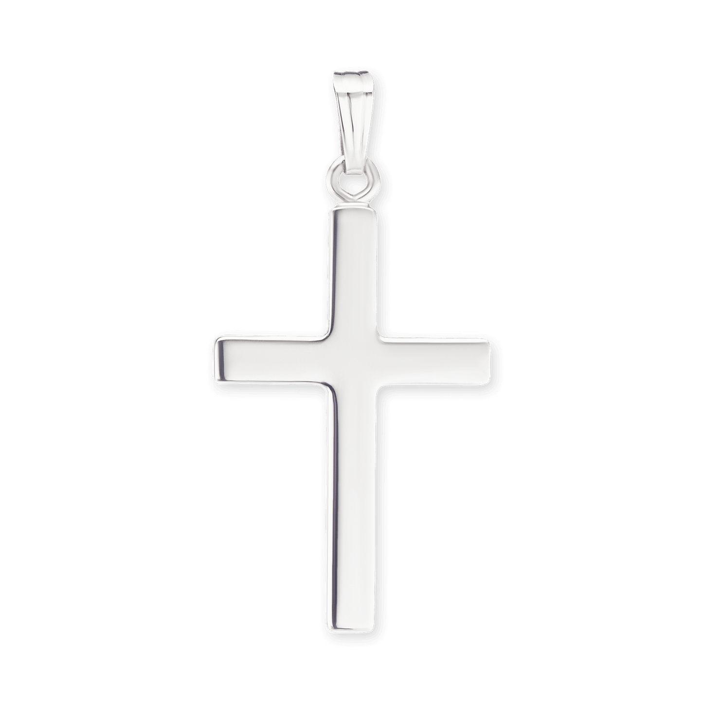 Klassischer Kreuzanhänger aus 14-karätigem Gelbgold – Christlicher Schmuck