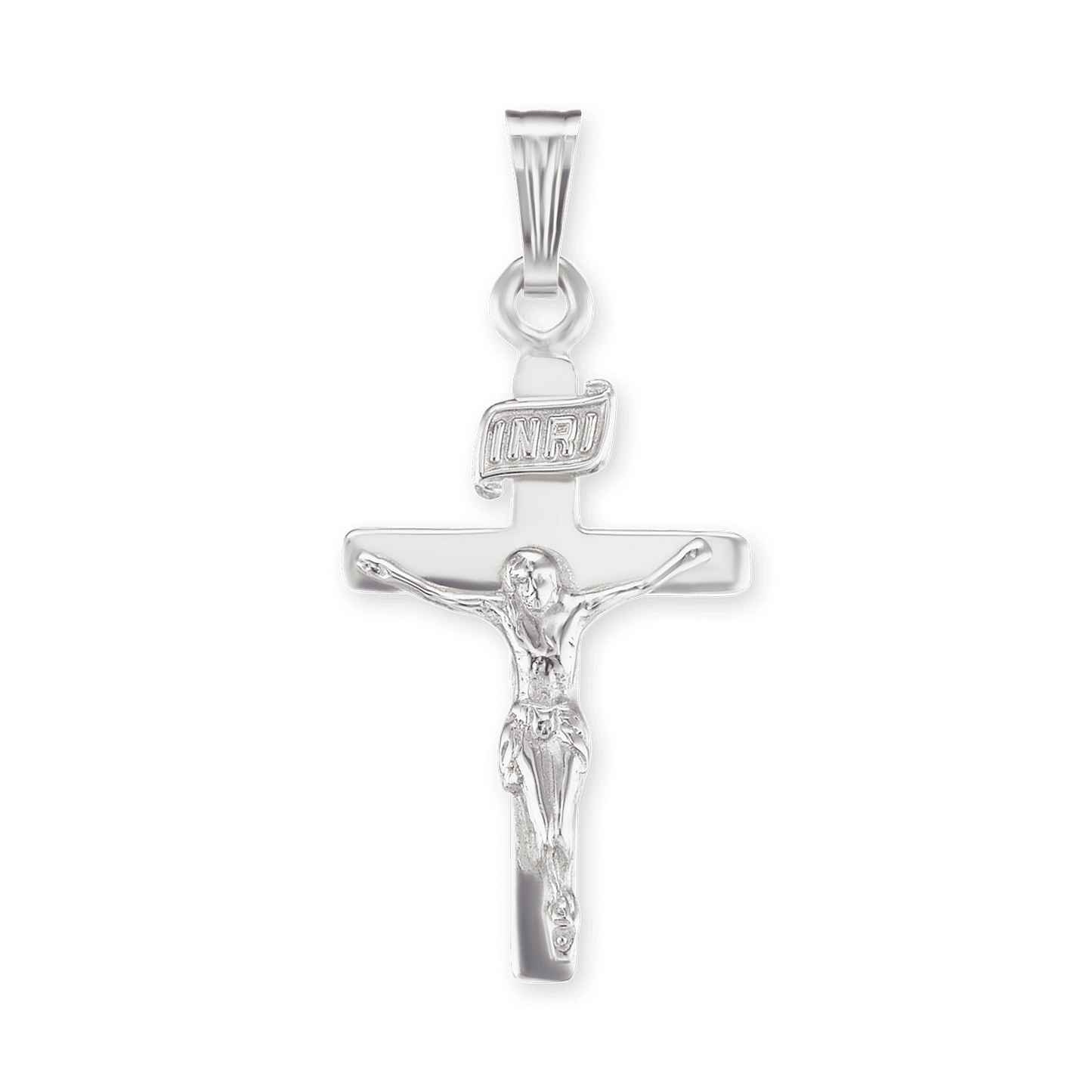 Classic Crucifix Pendant in 14K Yellow Gold