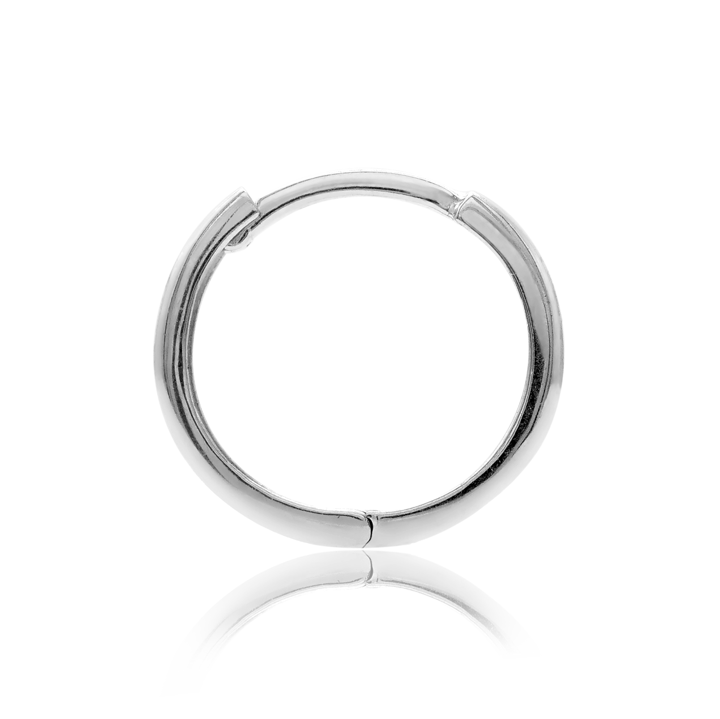 Runde Creolen aus 14-karätigem Gold