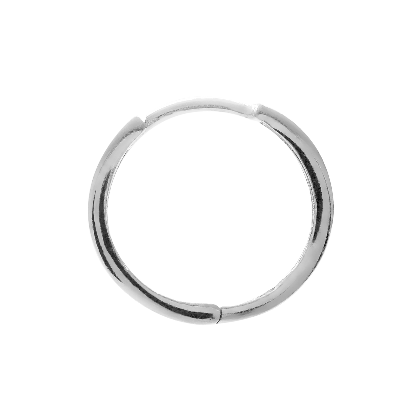 Quadratische Creolen aus 14-karätigem Gold