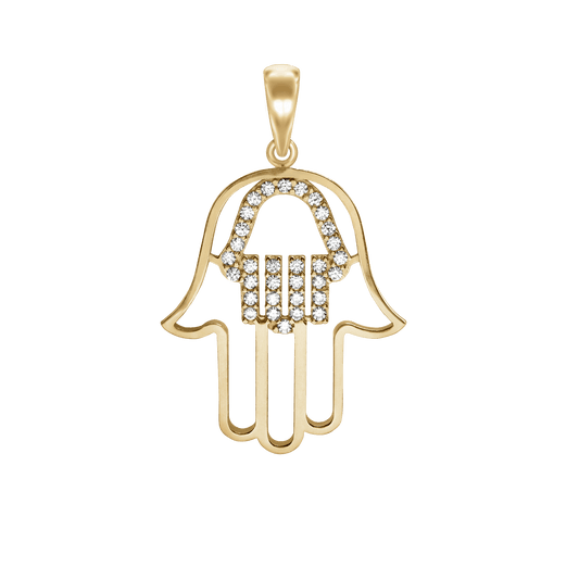 Hamsa-Anhänger aus Sterlingsilber