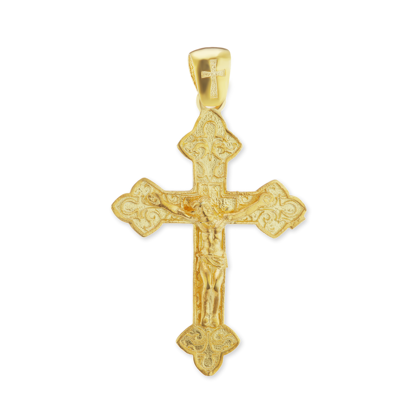 Kleeblatt-Kreuzanhänger aus Sterlingsilber