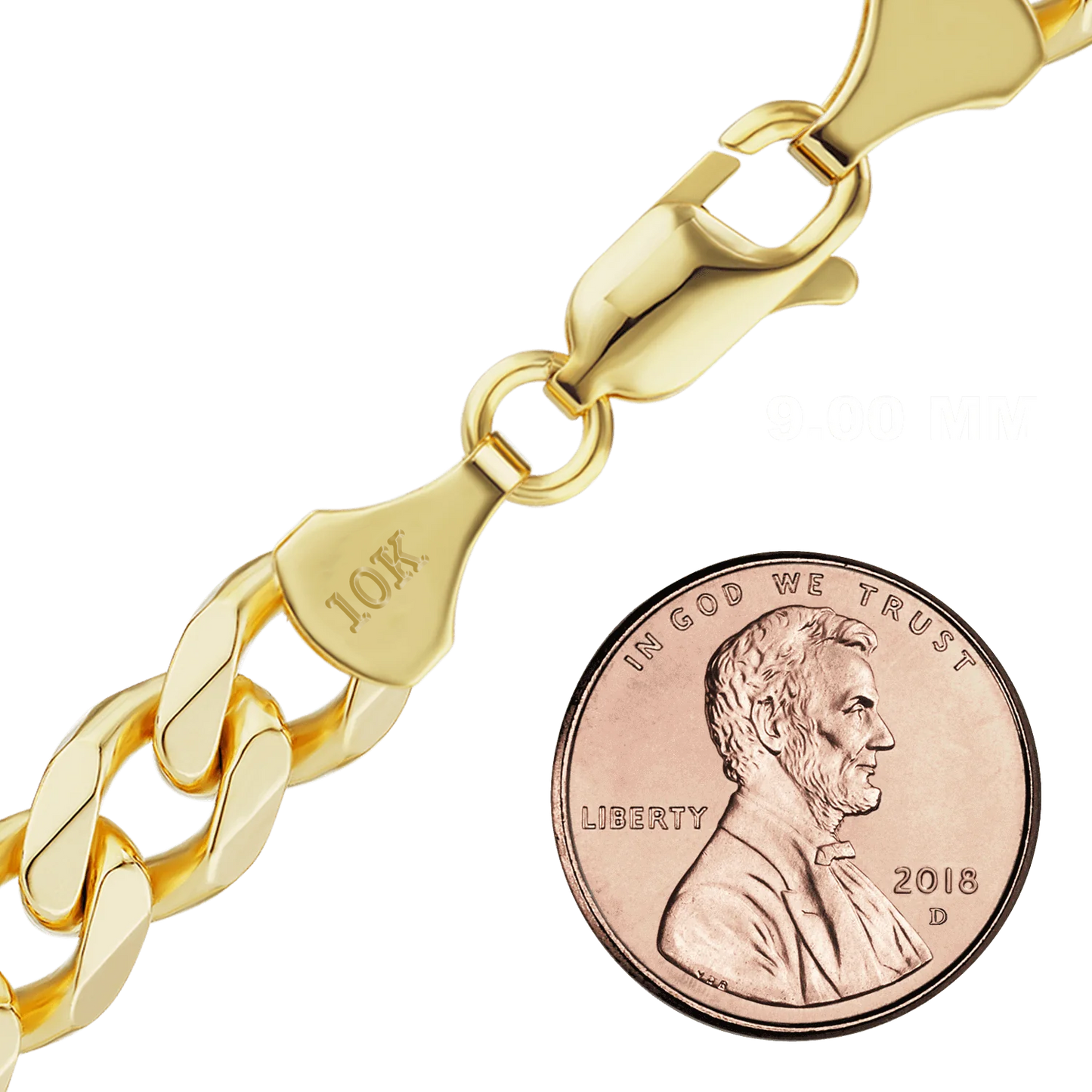 Curb Necklace 10K Yellow Gold