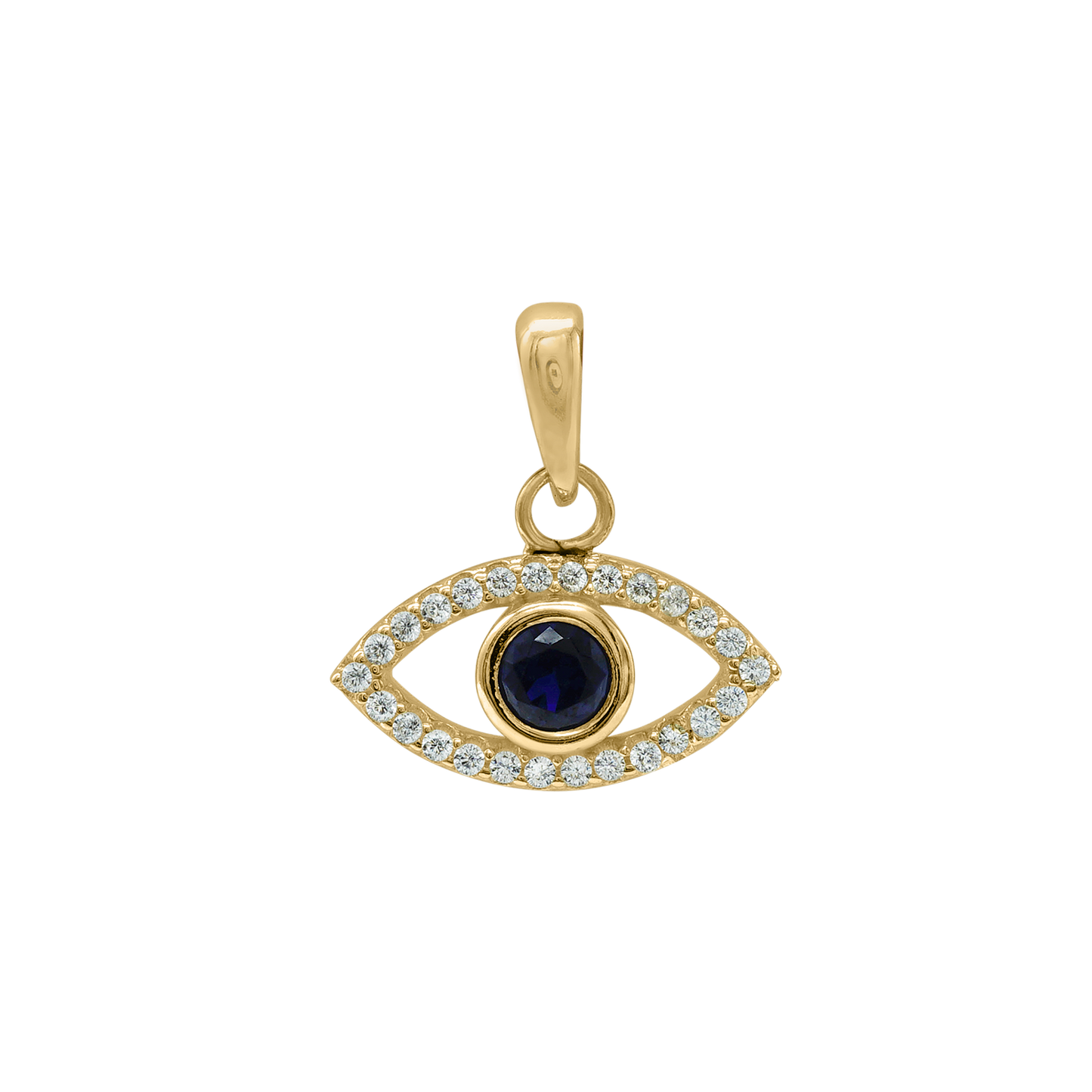 Anhänger mit bösem Blick aus Sterlingsilber