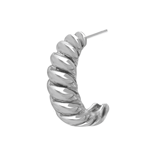 Croissant-Ohrringe aus 14-karätigem Gold