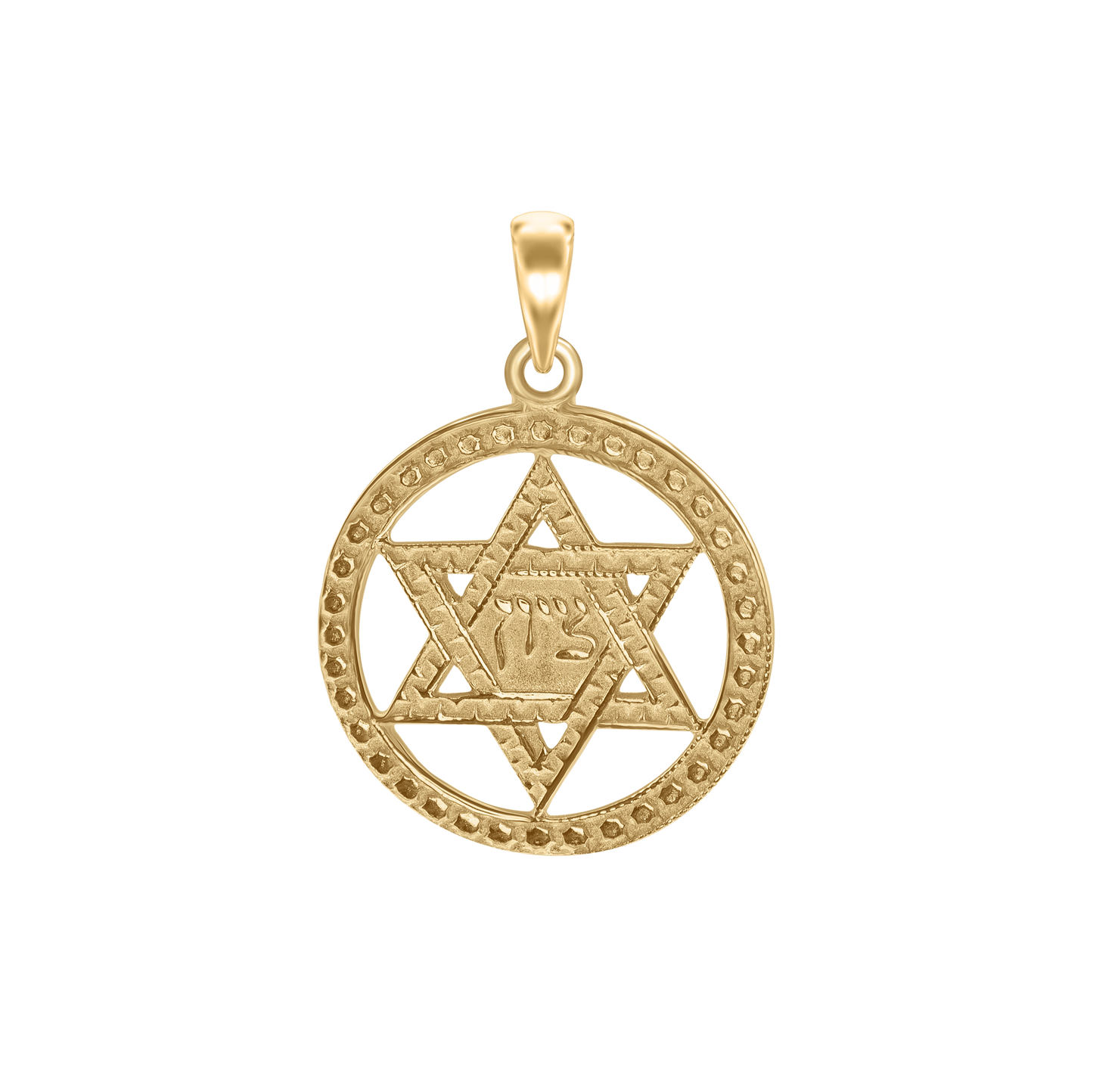 Star of David Medallion in Sterling Silver
