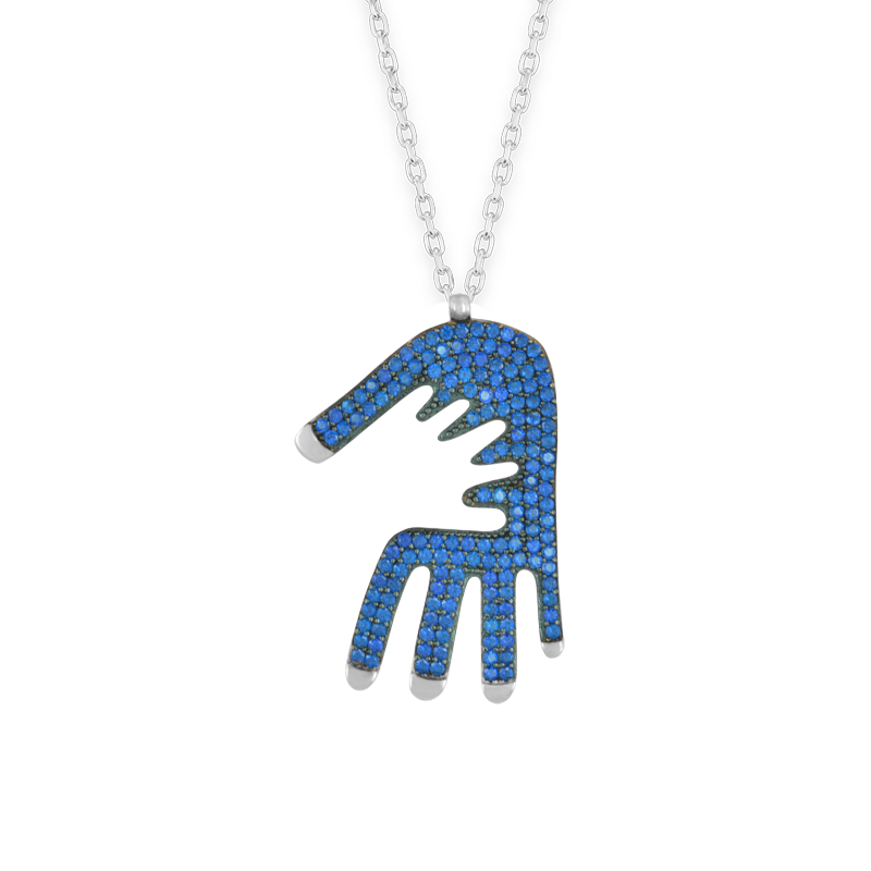 Hamsa-Anhänger aus Sterlingsilber