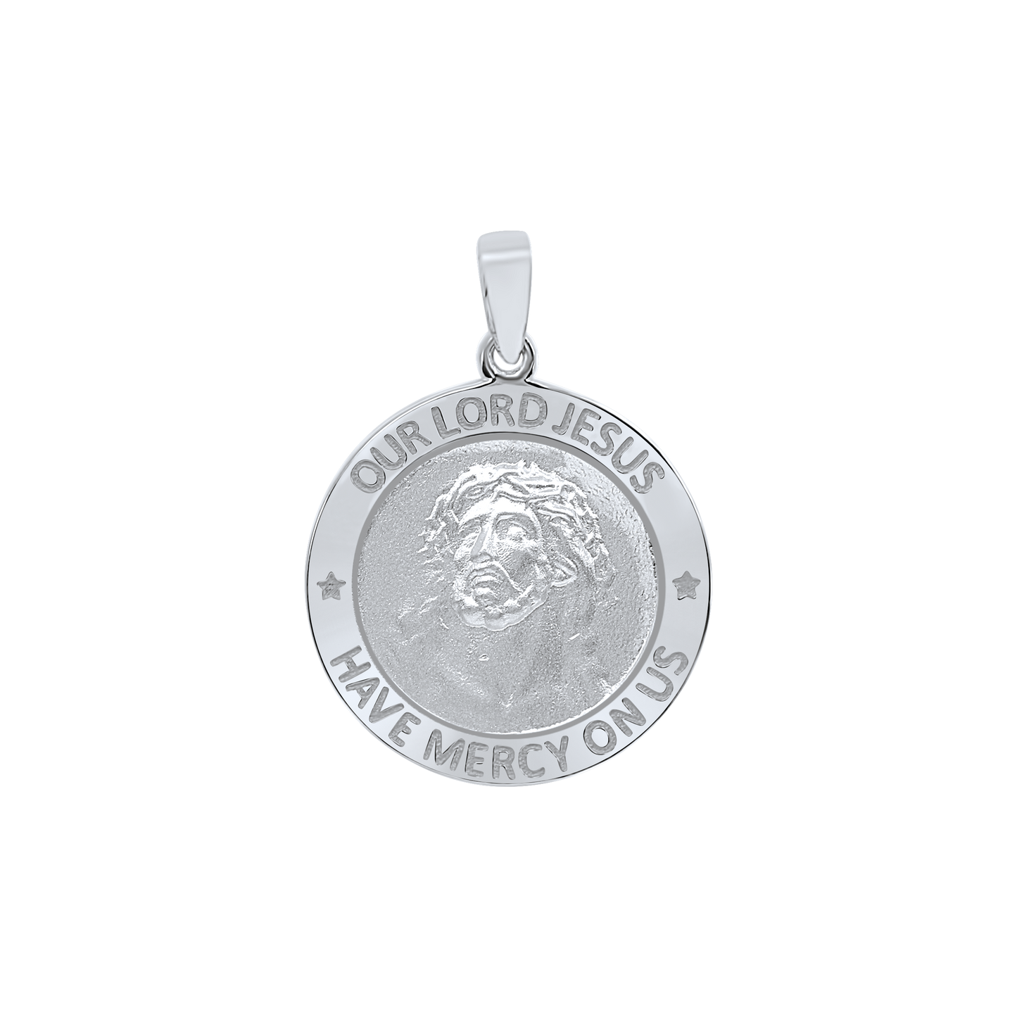 Our Lord Jesus Christ Medallion in Sterling Silver - Nuestro Señor