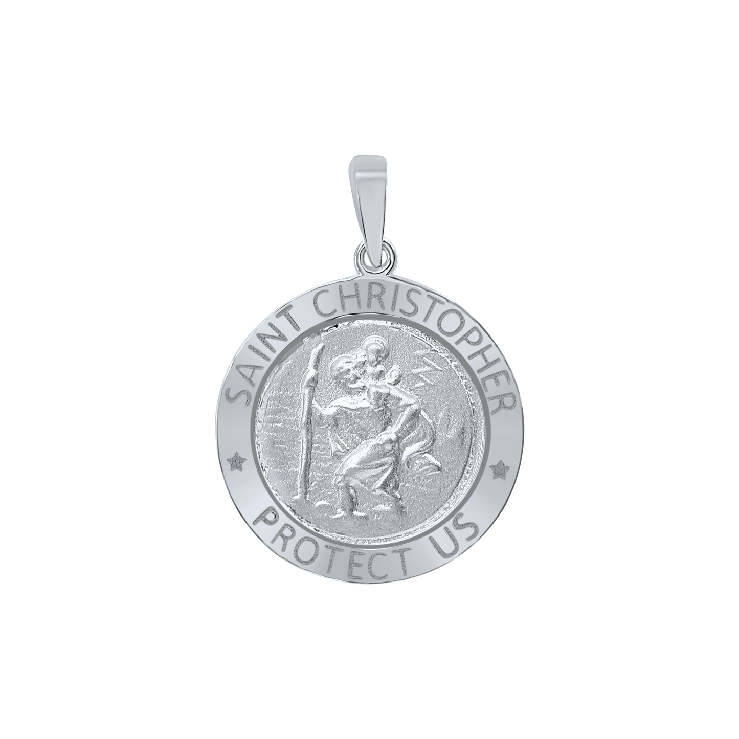 St.-Christophorus-Medaille aus Sterlingsilber - San Cristóbal