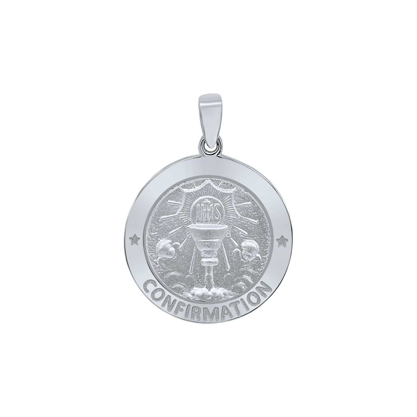 Confirmation with Chalice Medallion in Sterling Silver - Confirmación