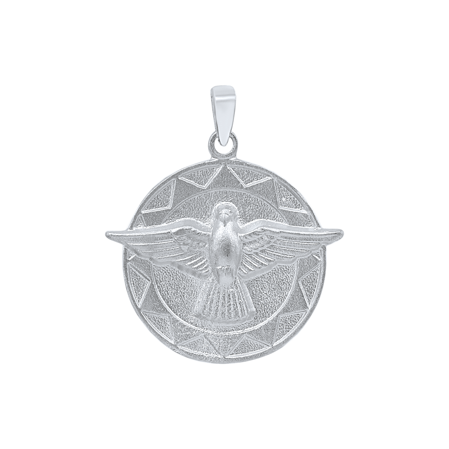 Heiliger Geist Medaillon aus Sterlingsilber - Espíritu Santo