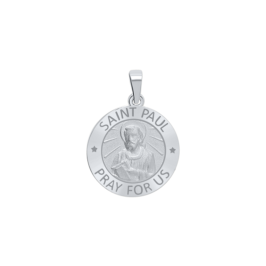 Saint Paul the Apostle Medallion in Sterling Silver - San Pablo