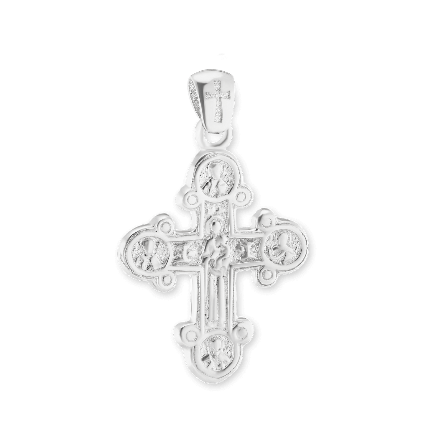 Byzantinisches Kreuz-Anhänger aus Sterlingsilber