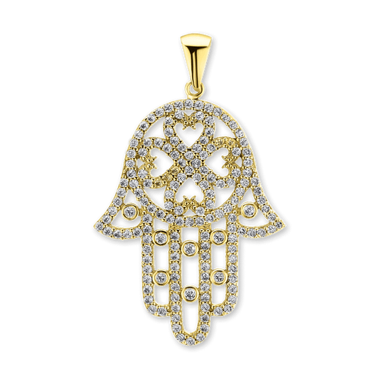 Hamsa-Anhänger aus Sterlingsilber