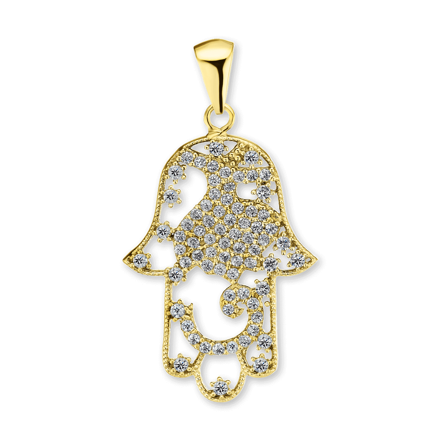 Hamsa-Anhänger aus Sterlingsilber