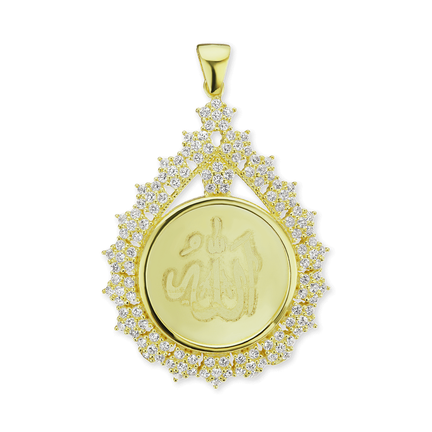 Allah-Anhänger aus Sterlingsilber