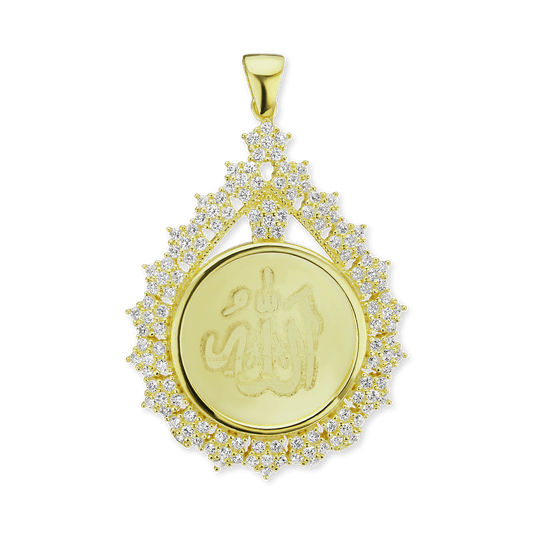 Allah-Anhänger aus Sterlingsilber