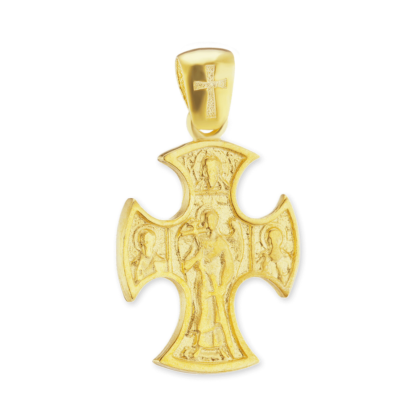 Byzantinisches Kreuz-Anhänger aus Sterlingsilber
