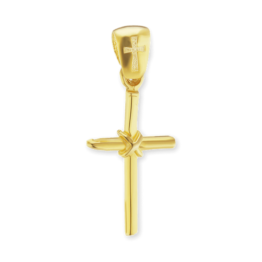 Wickelkreuz-Anhänger aus Sterlingsilber