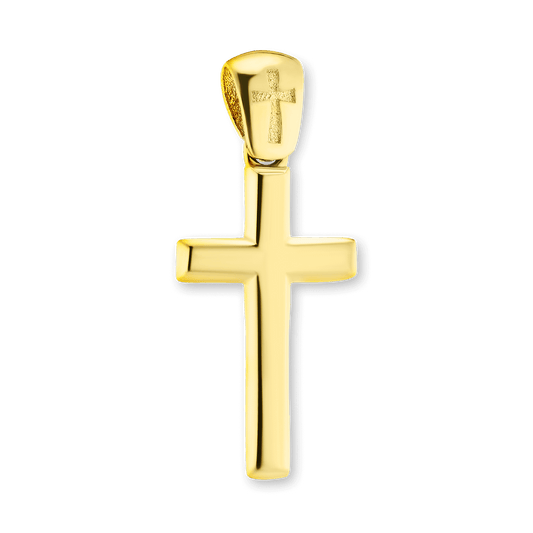 Klassischer Kreuzanhänger aus Sterlingsilber