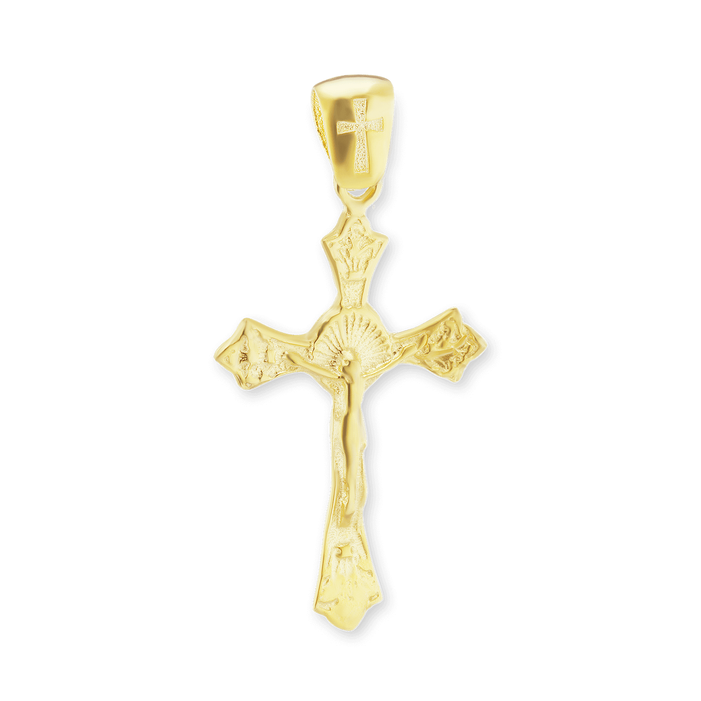 Kleeblatt-Kreuzanhänger aus Sterlingsilber