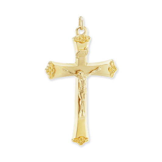 Kleeblatt-Kreuzanhänger aus Sterlingsilber