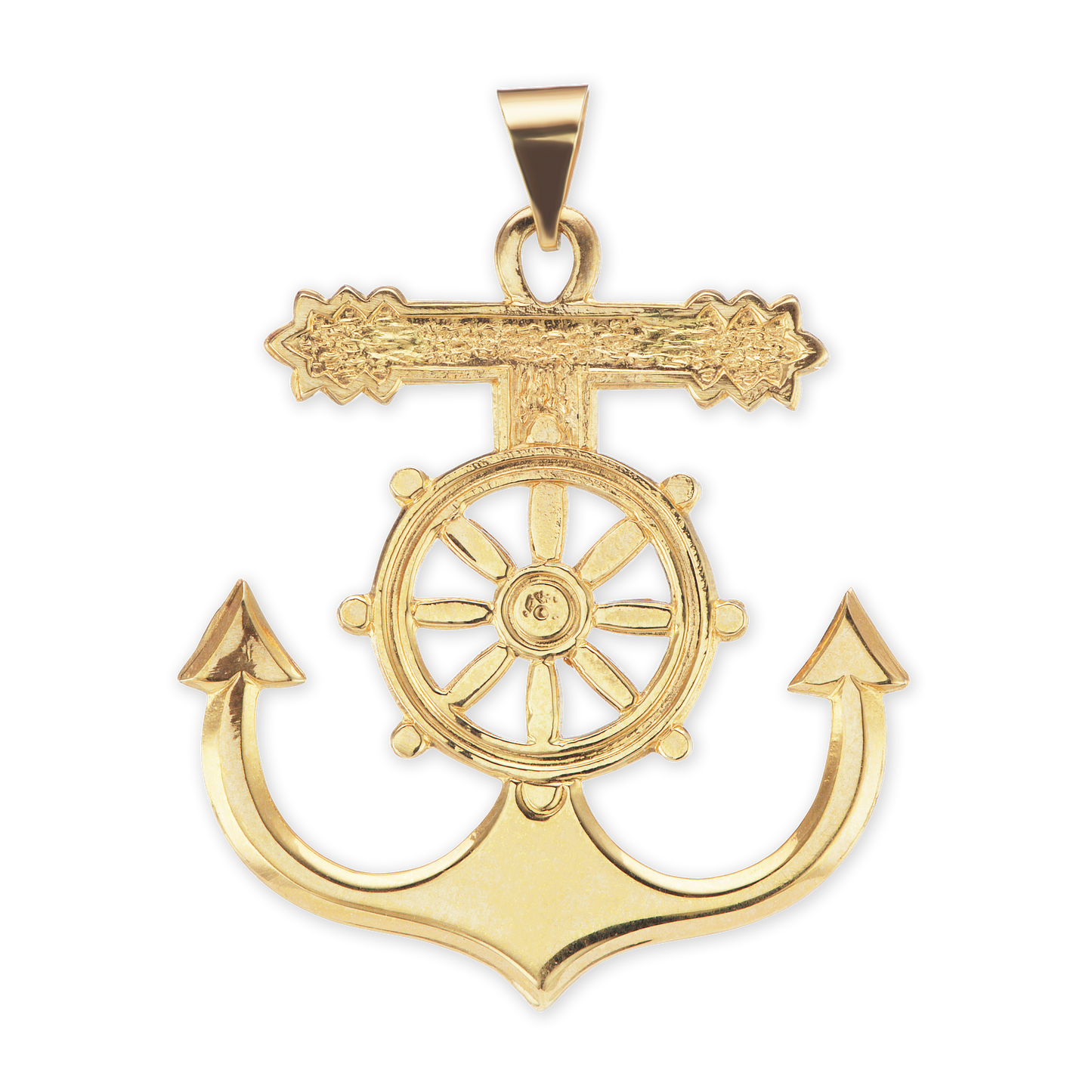 Seemann Anker Kruzifix und Kreuzanhänger aus Sterlingsilber