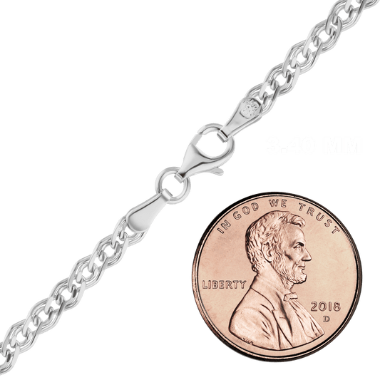 Nonna-Fußkettchen aus Sterlingsilber