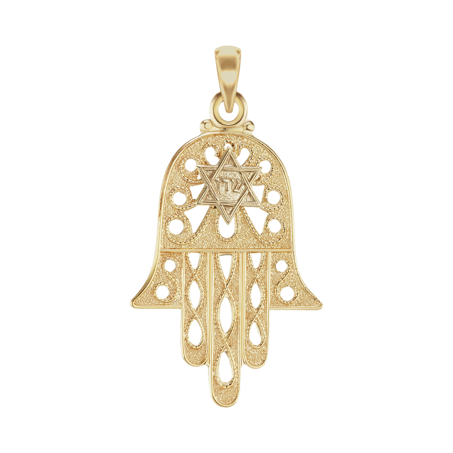 Filigraner Hamsa-Anhänger aus Sterlingsilber