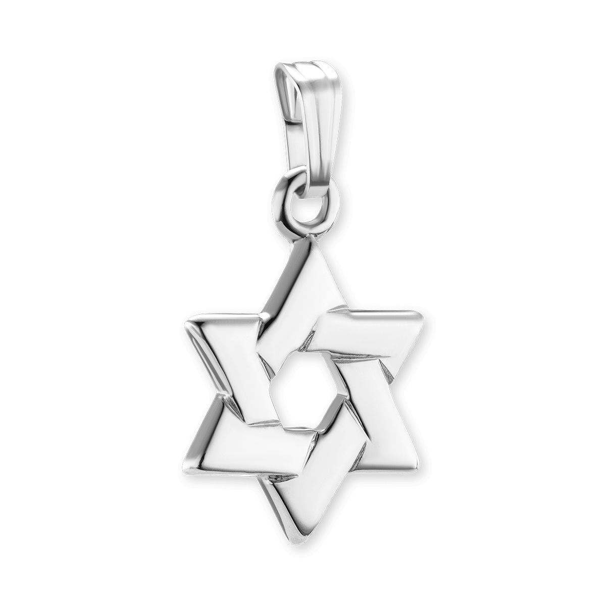 Davidstern-Anhänger aus 14-karätigem Gelbgold