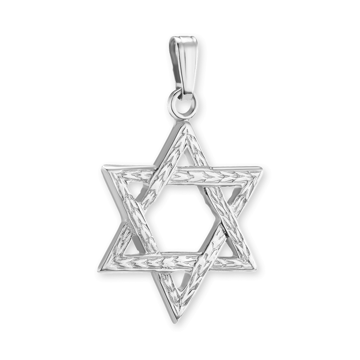 Davidstern-Anhänger aus 14-karätigem Gelbgold