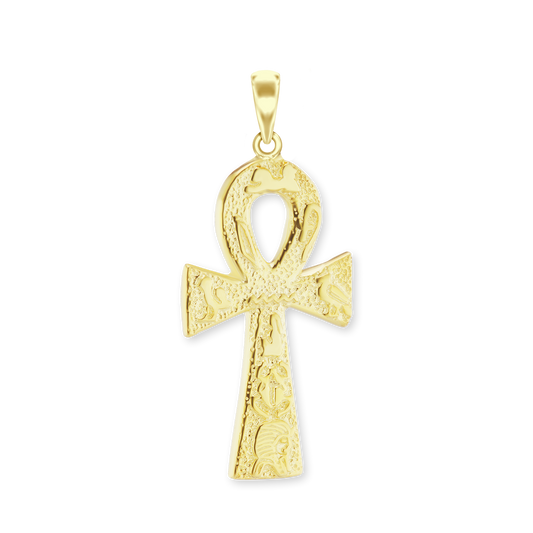 Ankh-Kreuz-Anhänger aus Sterlingsilber