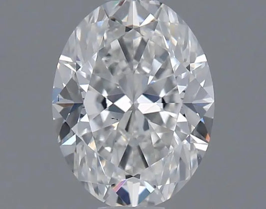 0.70ct Oval Natural Diamond (Colour F, Clarity VS2, GIA Certified)