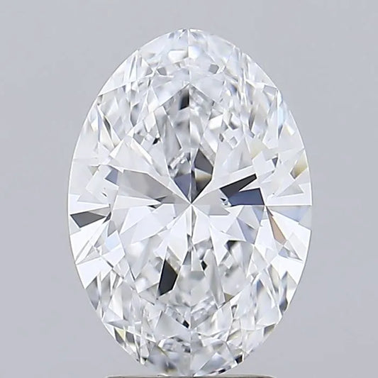2.77ct Oval Lab Grown Diamond (Colour E, Clarity IF, IGI Certified)