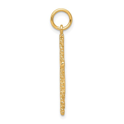 Kreuzanhänger aus 10-karätigem Goldnugget