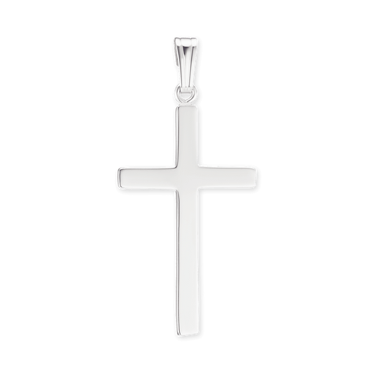 Klassischer Kreuzanhänger aus 14-karätigem Gelbgold – Traditioneller christlicher Schmuck