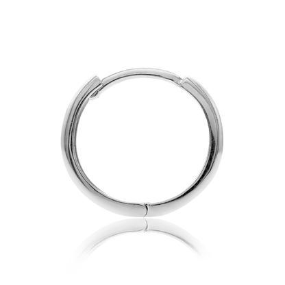 Runde Creolen aus 14-karätigem Gold