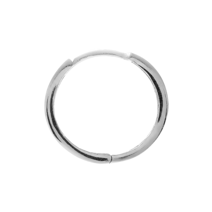 Quadratische Creolen aus 14-karätigem Gold