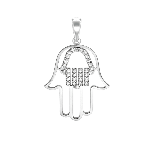 Hamsa-Anhänger aus Sterlingsilber