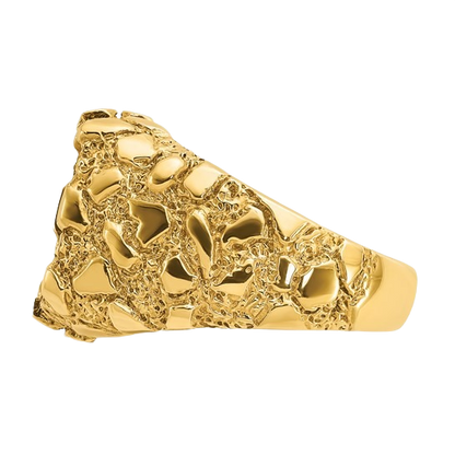 10K/14K Gold Onyx Nugget Ring