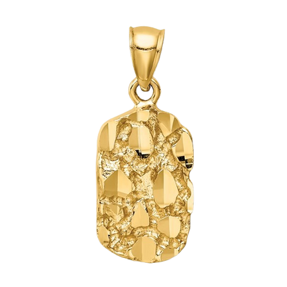 Anhänger aus 14-karätigem Goldnugget