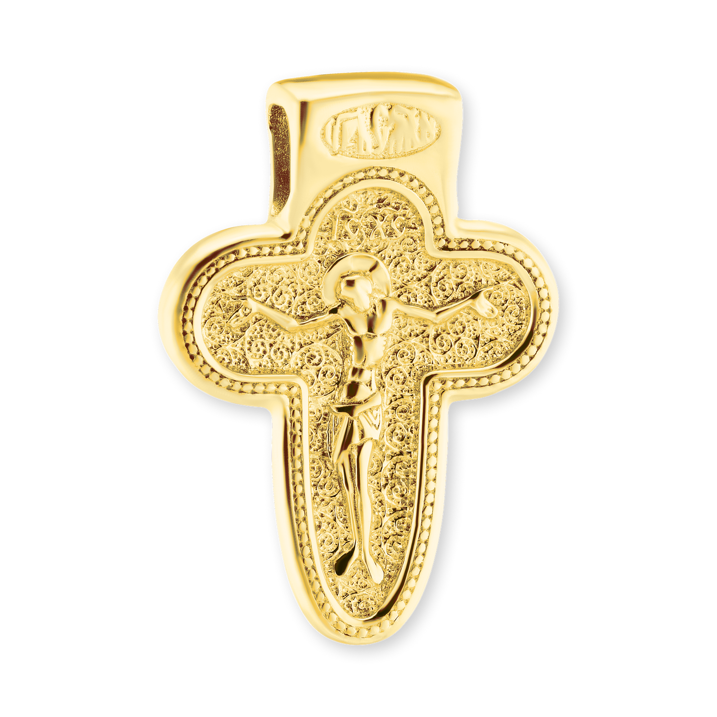 Byzantinisches Kreuz-Anhänger aus Sterlingsilber