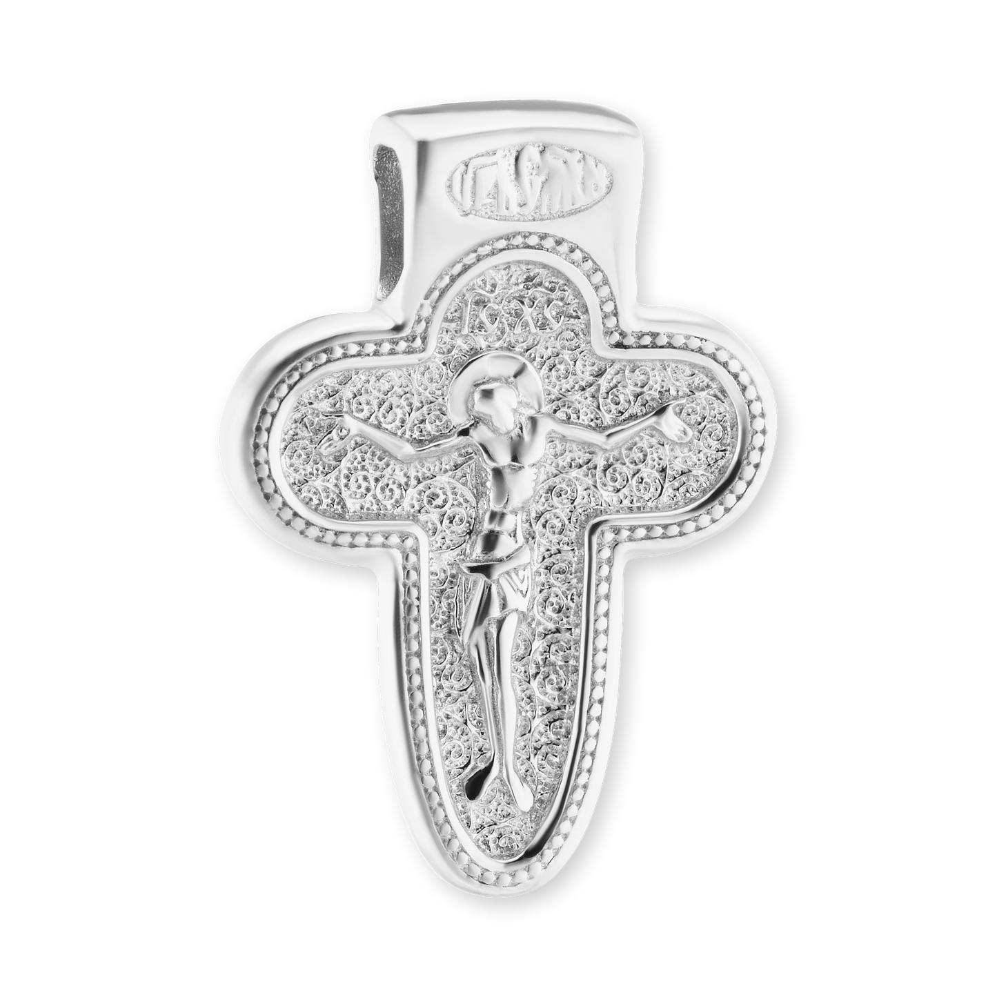 Byzantinisches Kreuz-Anhänger aus Sterlingsilber