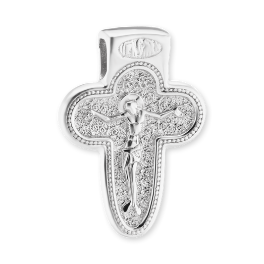 Byzantinisches Kreuz-Anhänger aus Sterlingsilber