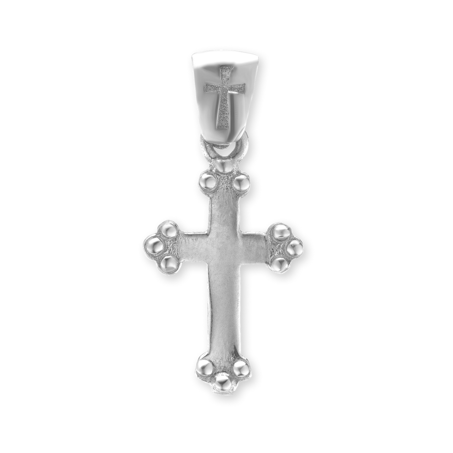 Knospenkreuz-Anhänger aus Sterlingsilber