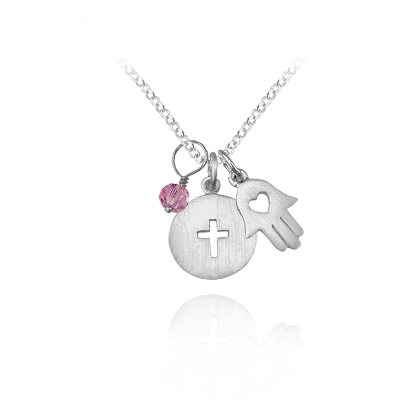 Anhänger und Halsketten mit dem Motiv Hoffnung &amp; Glaube aus Sterlingsilber