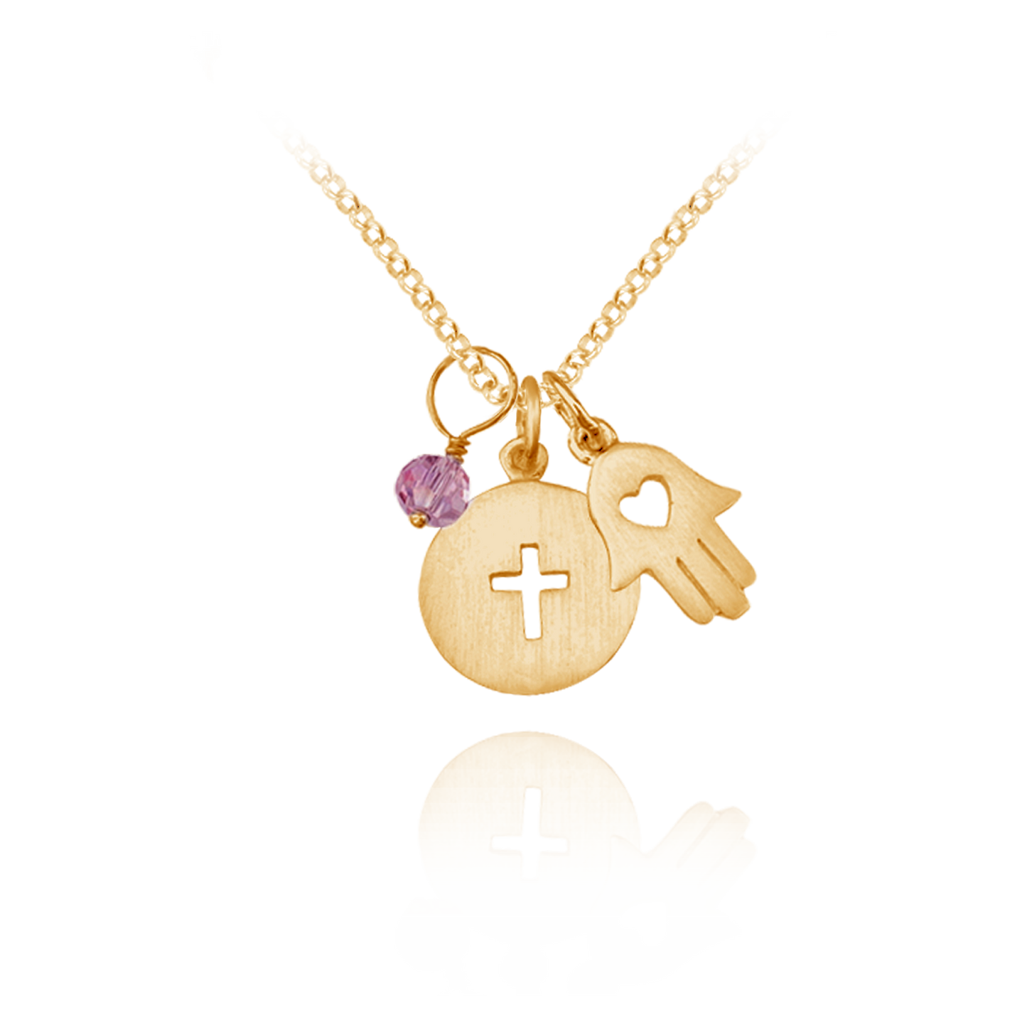 Anhänger und Halsketten mit dem Motiv Hoffnung &amp; Glaube aus Sterlingsilber