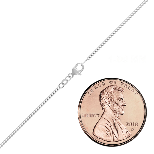 Fertige Panzerkette in Platin