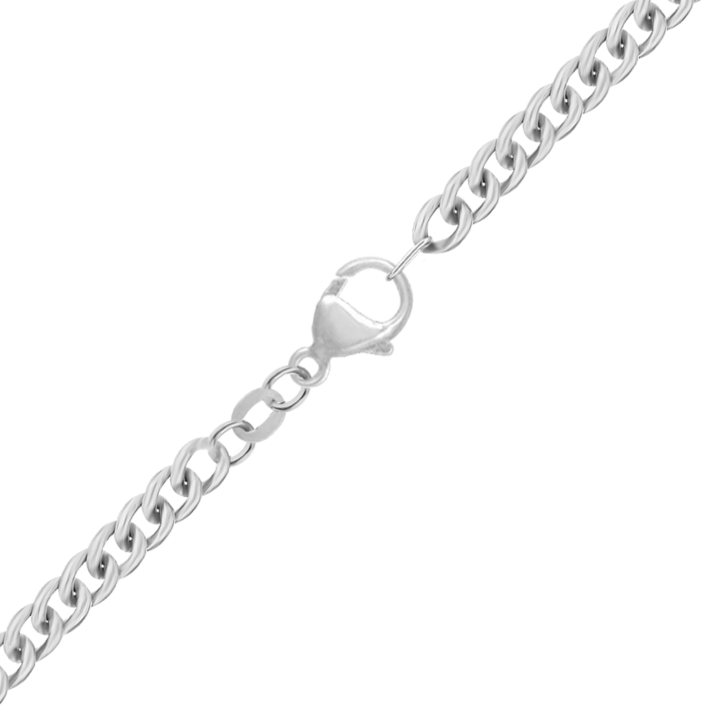 Fertige Panzerkette in Platin